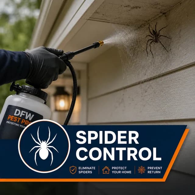 Brown recluse, black widow, and scorpion control across the DFW metroplex
