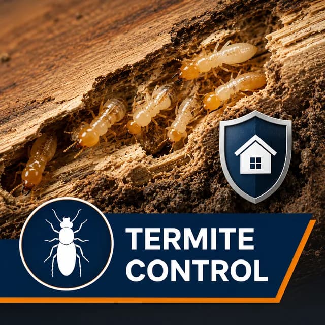 Subterranean termite inspection and treatment across the DFW metroplex