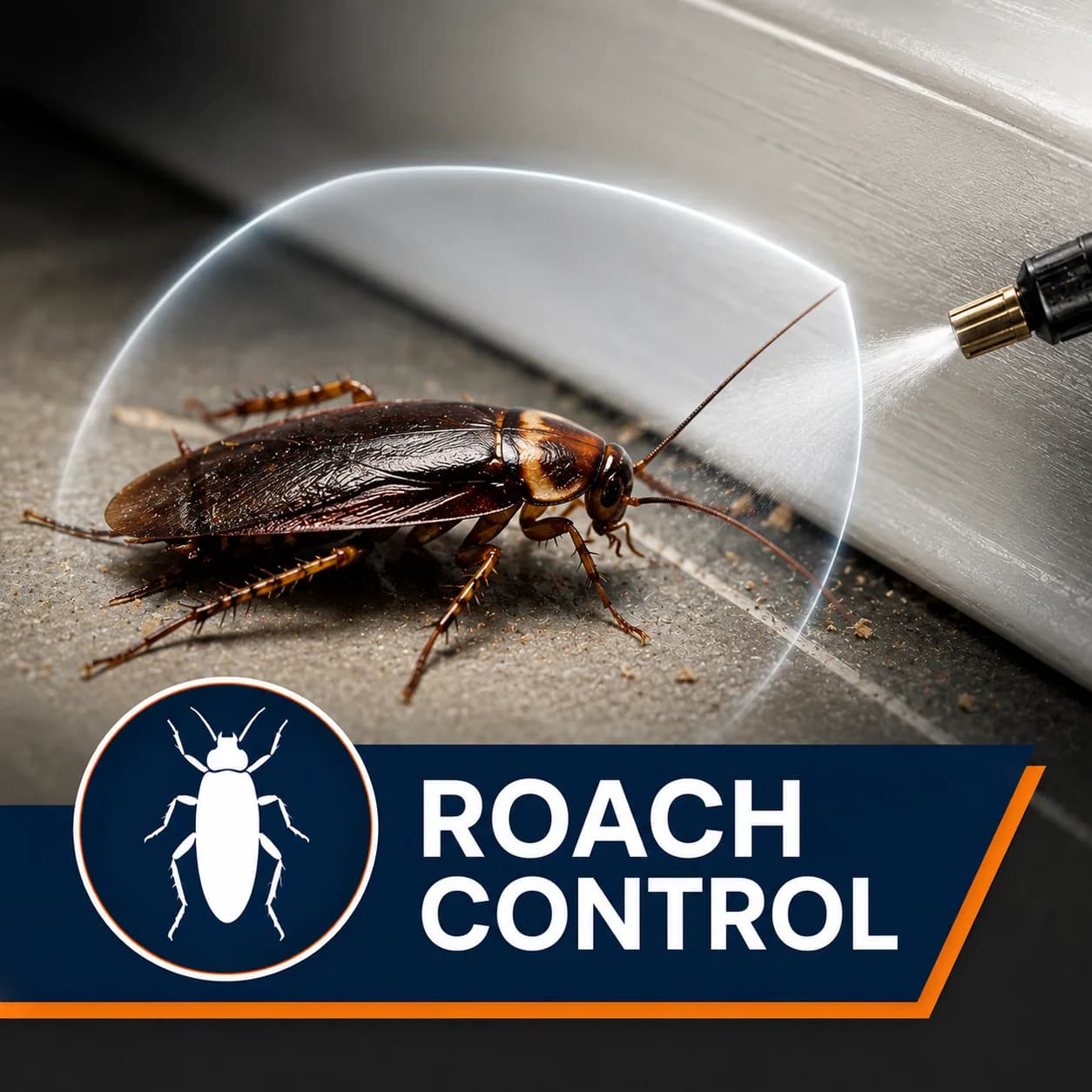 German and American cockroach control service across DFW homes and businesses