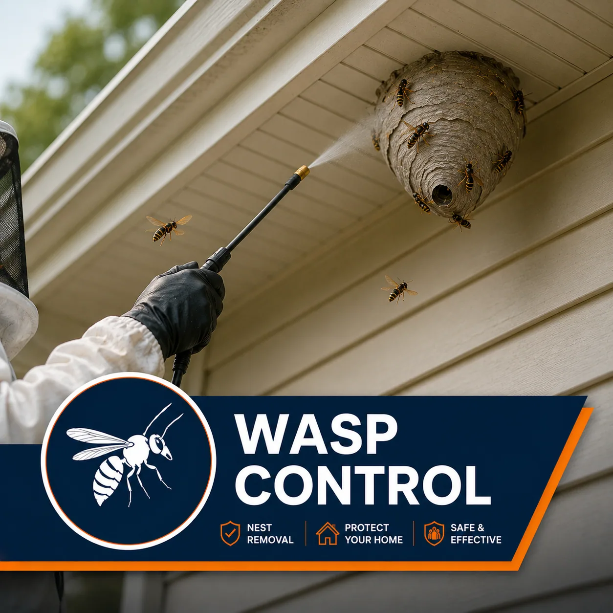Wasp and hornet nest removal across the Dallas–Fort Worth metroplex
